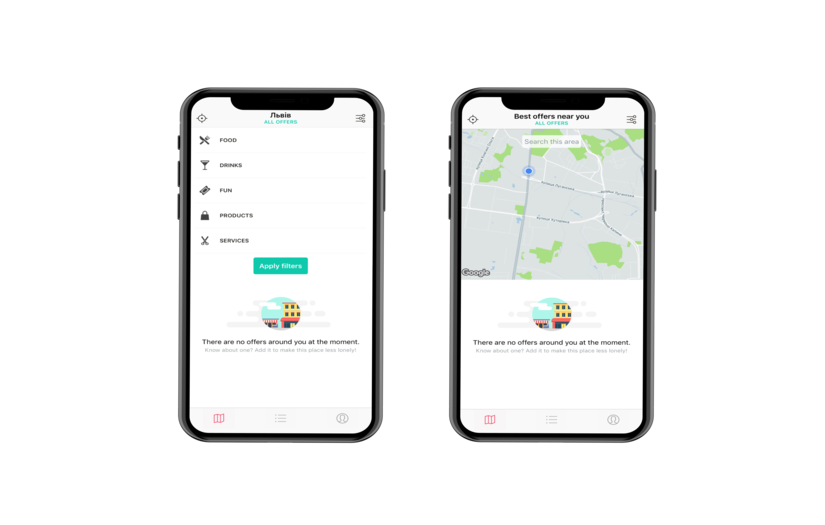 IOS APP FOR FINDING LOCAL FLASH DEALS screenshot 1